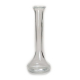 Davartis - Vase aus Glas, hoch und schmal - Ø unten 5cm, Höhe 25cm