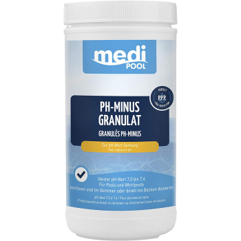Medipool - pH-Minus Granulat 1,5kg - zur Senkung des...