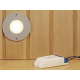 LED Saunalampe einfarbig weiß für die Sauna - ⌀ ca. 8 cm