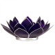 Davartis - Capiz-Muschel - Lotus 7. Chakra Licht / Teelichthalter violett