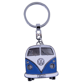 VW Bulli T1 Schlüsselanhänger Blau