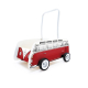 VW T1 Bus Kinder Lernlaufwagen - rot