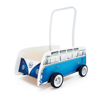 VW T1 Bus Lernlaufwagen - Farbe rot und blau