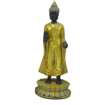 Davartis - Deko Buddha Figur 15cm - goldfarben #1