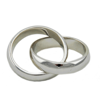 Damen Doppel Ring - 925er Silber - Gr. 15