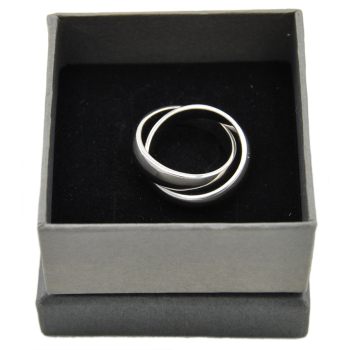 Damen Doppel Ring - 925er Silber - Gr. 15