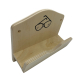 Sauna Brillenhalter / Brillenablage mit Bildmotiv aus Holz