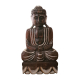 Davartis - Kräftiger Deko Buddha aus Holz - sitzend #2