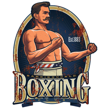 DekoDepot - Geprägtes Blechschild - Boxing