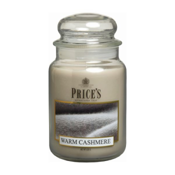 Prices Candles - Duftkerze Warm Cashmere - 630g Bonbonglas