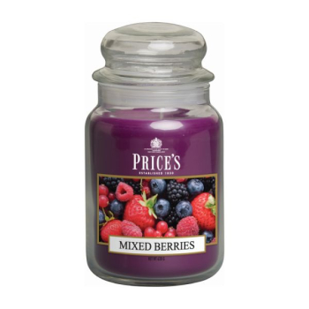 Prices Candles - Duftkerze Mixed Berries - 630g Bonbonglas