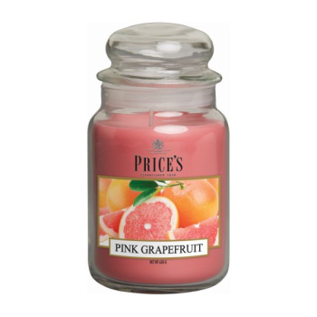 Prices Candles - Duftkerze Pink Grapefruit - 630g Bonbonglas