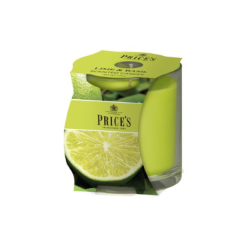 Prices Candles - Duftkerze Lime & Basil - 170g Glas