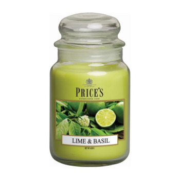 Prices Candles - Duftkerze Lime & Basil - 630g...