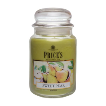 Prices Candles - Duftkerze Sweet Pear - 630g Bonbonglas