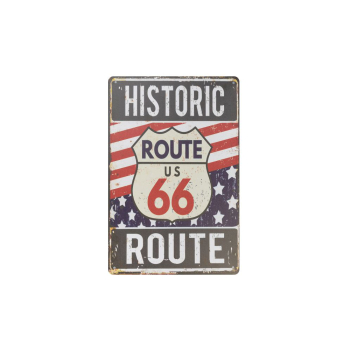 Davartis - Blechschild - Historic Route Route US 66