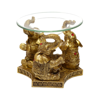 Davartis - Duftlampe Lucky goldene Elefanten