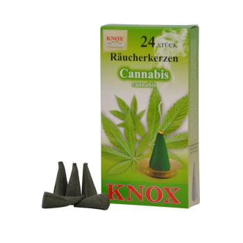 Knox - Räucherkerzen 24 Stk. - Cannabis, Brenndauer...