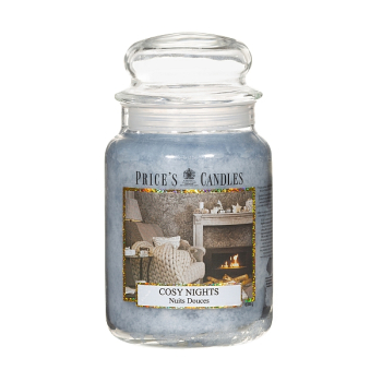 Prices Candles - Duftkerze Cosy Nights - 630g Bonbonglas