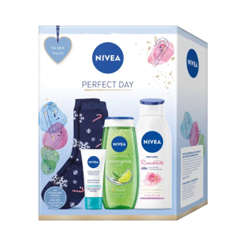 Nivea - Perfect Day Pflegeset mit Nivea Essentials -...