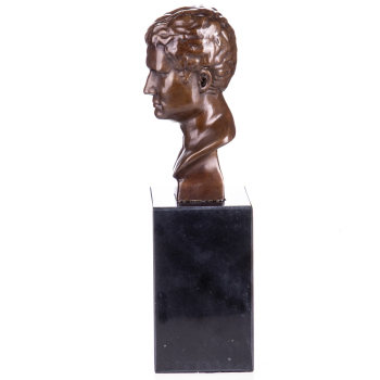 Art Deco Bronzefigur Büste Caesar Augustus - auf...