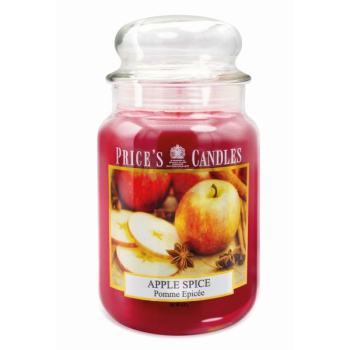 Prices Candles - Duftkerze Apple Spice - 630g Bonbonglas