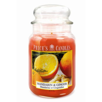 Prices Candles - Duftkerze Mandarin & Ginger - 630g...