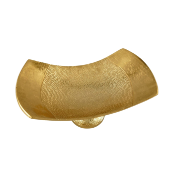 Davartis - Goldene Schale aus Alu - ca. 18cm hoch