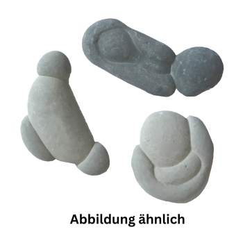 Maulwurf - Feensteine (Fairy Stone) mit Zertifikatkarte in Pouch