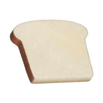 Erzi - Holz Toastbrotscheibe zum Spielen