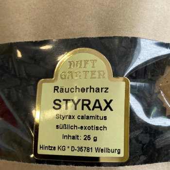 Duftgarten - R&auml;ucherharz - 25g Styrax im Natronbeutel