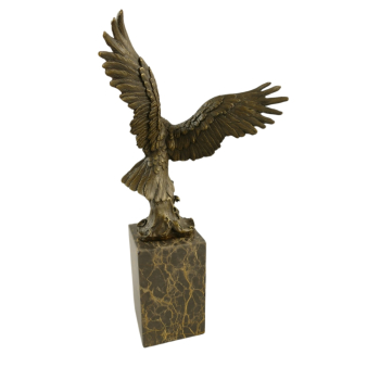 Davartis - Bronzefigur Adler H.36x18cm