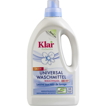 AlmaWin / Klar - Universal Waschmittel 1500ml - Waschnuss flüssig