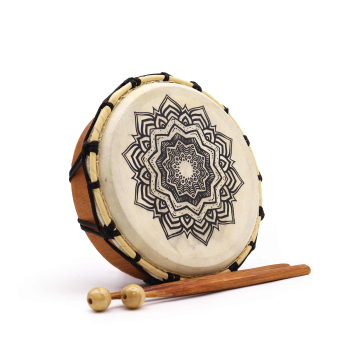 Davartis - Schamanische Mandala-Trommel mit Stöcken...