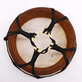 Davartis - Schamanische Mandala-Trommel mit Stöcken - ca. 20cm
