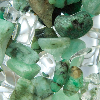 VitaJuwel - Edelsteinstab Regeneration / Vitality - Smaragd, Bergkristall