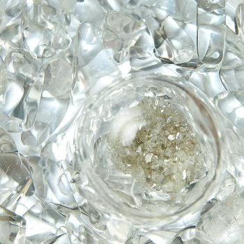 VitaJuwel - Edelsteinstab Diamant - Diamtensplitter, Bergkristall