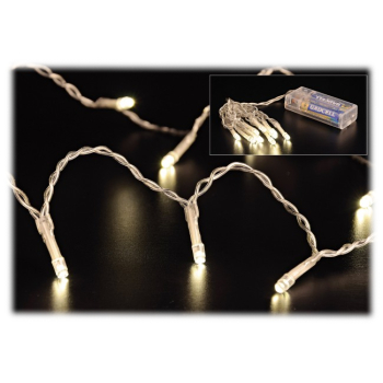 Davartis - LED Lichterkette 10er INDOOR, warm-weiß - ca. 70cm + 30cm